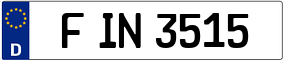 Truck License Plate